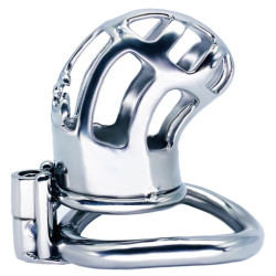 CockLock Cage de chasteté en métal Royal Steel 7 x 3cm